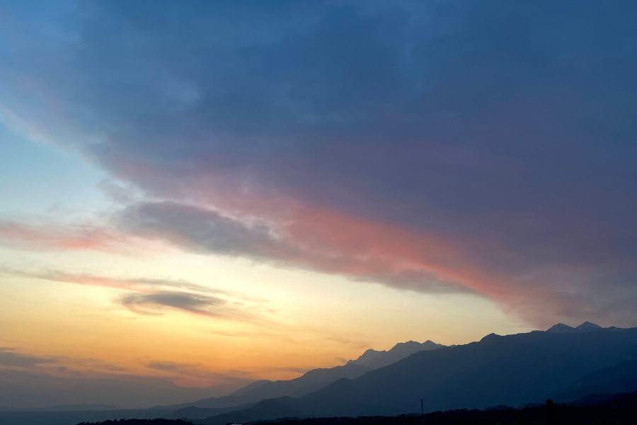 Sunset in Bir Sunset in Bir