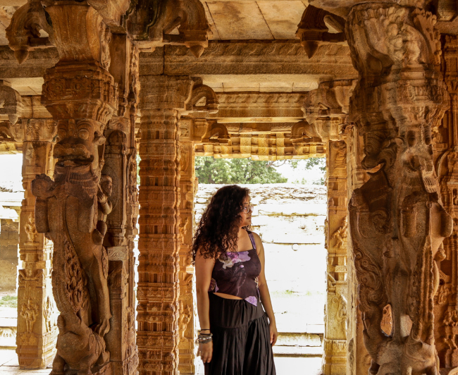 Girl in Hampi
