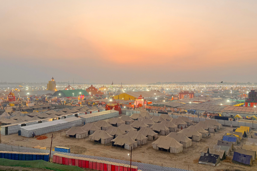 Tents at Mahakumbh